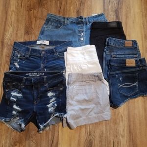 SOLD Women's sz 4 assorted shorts 8pr